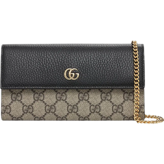 Gucci GG Marmont leather clutch - black - One Size