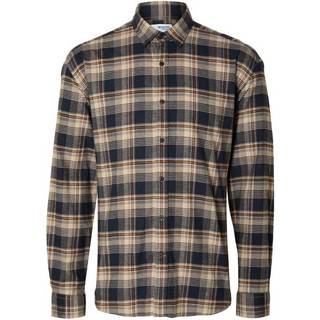 SLHREGOWEN-FLANNEL SHIRT LS CHECK W