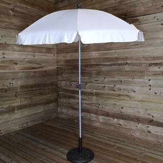 Strandparasol Ø200 M/Tilt - Natur
