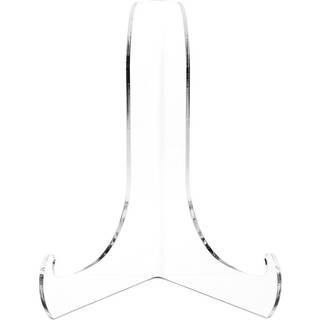 Plymor Clear Acrylic 60-graders vinkel staffli med grunt stöd avsats 6 """" H x 4,5 """" W x 3,5 """" D (2 Pack)