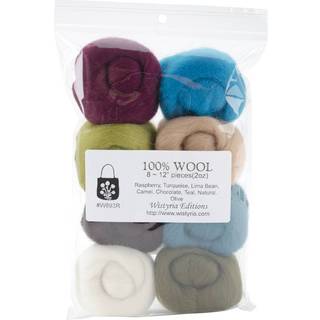 Wistyria Editions 0,25 ounce uld roving 12-tommer chic 8-pack