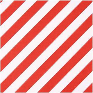 Paper Poetry Geschenkpapier Streifen rot-weiß 70cm 2m 80g/m² - Rot-Weiß