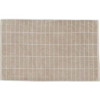 Mette Ditmer Tile Stone Bademåtte 50x80 Cm Offwhite/sand - Badeværelsesmåtter Bomuld Off-White - TILBMB15