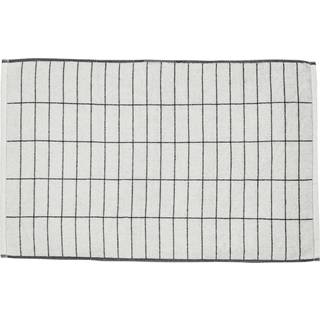 Mette Ditmer Tile Stone bademåtte 50x80 cm Sort/Offwhite