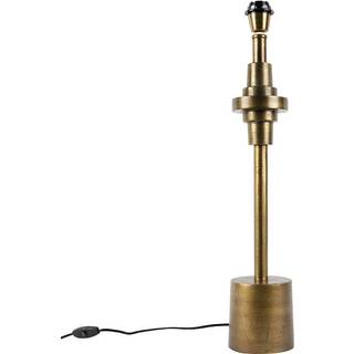 Art Deco bordlampe bronze uden skærm - Diverso
