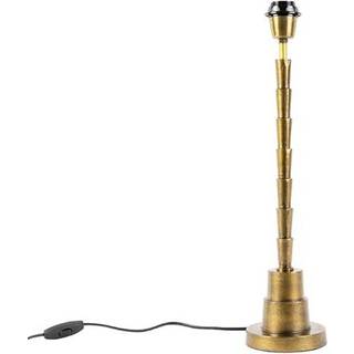 Art Deco bordlampe bronze uden skærm - Pisos