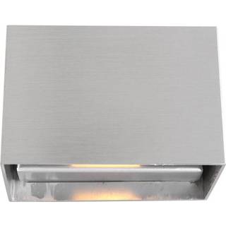 LED-væglampe Muro 3365, stålgrå, kantet, G9, 2.700 K