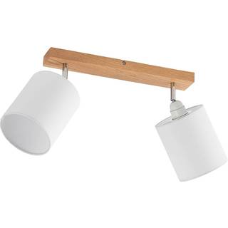 Lindby Imarin loftspot, 2 lyskilder, eg/hvid