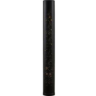 Lindby LED-gulvlampe Lengla, sort/guld, metal, 104 cm