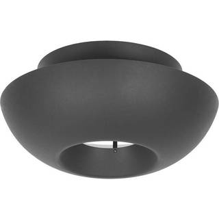 Lucande loftlampe Kellina, Ø 48 cm, sort, metal