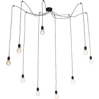 Design pendellampe sort 9-lys - Cavalux
