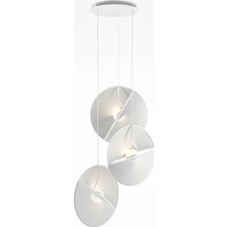 Maytoni Reflex LED-hængelampe, stofskærme, 3 lyskilder.