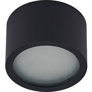Arcchio downlight Nieva, GX53, sort, rund, Ø 10cm, metal