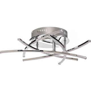 Lindby Flakira LED-loftlampe, 5 lyskilder krom