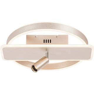 Lucande Damivan LED-loftlampe, rund, nikkel