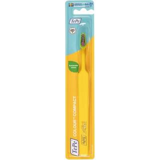 TePe Colour Compact X-Soft Tandbørste Yellow 1 stk. - 1 stk.