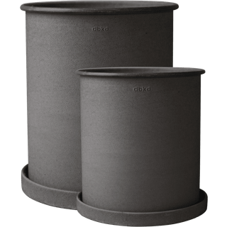 Dbkd Plant Krukke 2-pak - Havekrukker & Plantekasser Metal Brun - 20230201BR