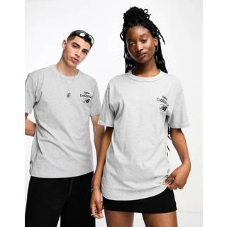 New Balance Herre Essentials Nytænkt Logo T-Shirt Atletisk Grå