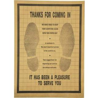 John Dow Industries PFM-500 Papir engangsgulvm?tte (roll/500)