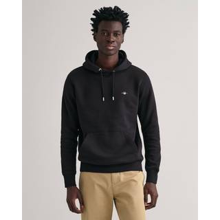 GANT Original Shield Logo Hoodie Black