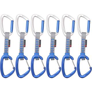 Mammut Crag Keylock Wire Quickdraws Express-sæt størrelse 10 cm - Straight / Wire Gate farve grå