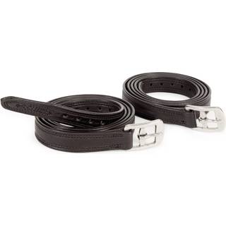 Shires Easy Care Non Stretch Stirrup Leathers (Black 54)