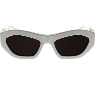 Bottega Veneta BV1221S 004 54 Solbriller Kvinder Hvid - White - 54mm