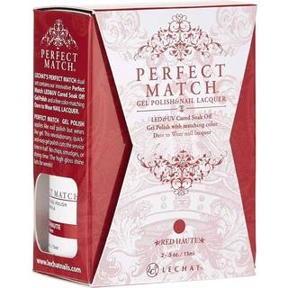 Lechat perfekt match gel polska röd haute 0,5 ounce (PMS189)
