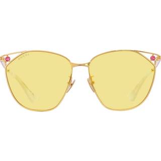 Gucci GG1375SA Asian Fit 002 62 Solbriller Kvinder Guld - Gold - 62mm