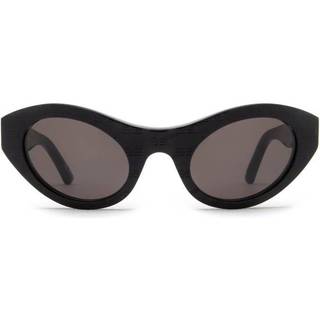 Balenciaga BB Monogram oval sunglasses - black - One Size