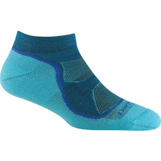 Darn Tough Women's Light Hiker No Show Lightweight with Cushion Cascade, S (35-37.5)