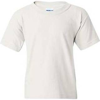 Gildan tung bomulds ungdoms -t -shirt - White S