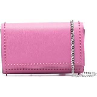 Christian Louboutin Paloma embellished leather clutch - pink - One Size
