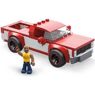 Mega Hot Wheels Building Toy Race Car Playset 83 Chevy Silverado med 89 stykker 1 Micro Action Fig