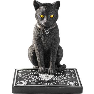 Schwarze Katze mit Ouija Brett