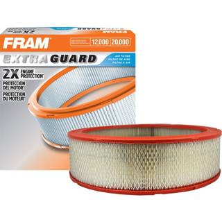 Fram Extra Guard CA326 Ersättningsmotorluftfilter för Select Pontiac Oldsmobile GMC Chevrolet Cadillac Buick och Avanti -modeller ger upp till 12