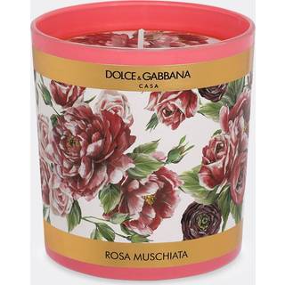 Dolce&Gabbana Casa Candlelight And Scents - 'Musk Rose' scented candle in multicolor wax, cotton, paper
