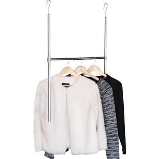 Decobros justerbar h?ngende skabstang krom