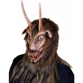 Höllenbiest Maske mit Hörner
