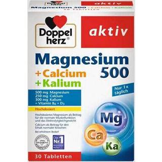 Doppelherz aktiv Magnesium 500 + calcium + kalium tabletter 674.57 DKK/1 kg
