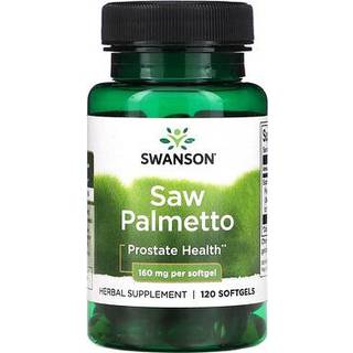 SWANSON Savpalmeekstrakt 160 mg 120 kapsler