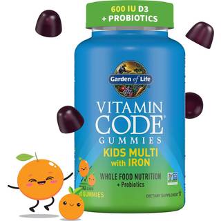 Vitamin Code Børne Multivitamin med Jern, Orange - 90 gummier