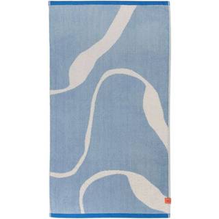 Mette Ditmer Nova Arte badehåndklæde 70x133 cm Light blue/Offwhite