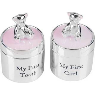 Bambino Silver Plated First Tooth And Curl Set - P7536