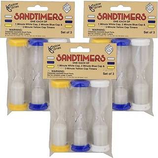 Koplow Games KOP11698-3 Time Management Sandtimer Combo - 3 hver