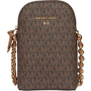Jet Set Crossbody Mobiltaske, Brun