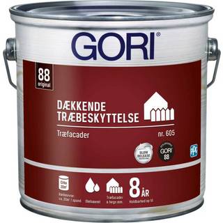Gori 605 dækkende træbeskyttelse 2,5 liter - stengrå (På lager i varehus)
