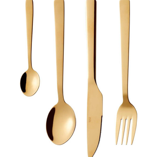 Aida RAW Bestik 24 dele, guld