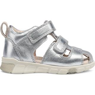 Ecco Mini Stride Sandaler, Pure Silver, 28