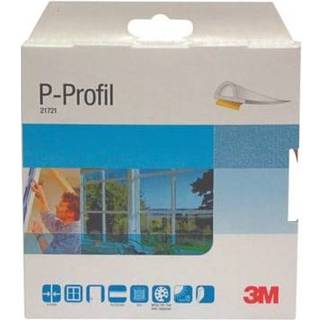 3M Tätningslist P-Profil, självhäftande, brun, 9x5,5 mm, 6 m
